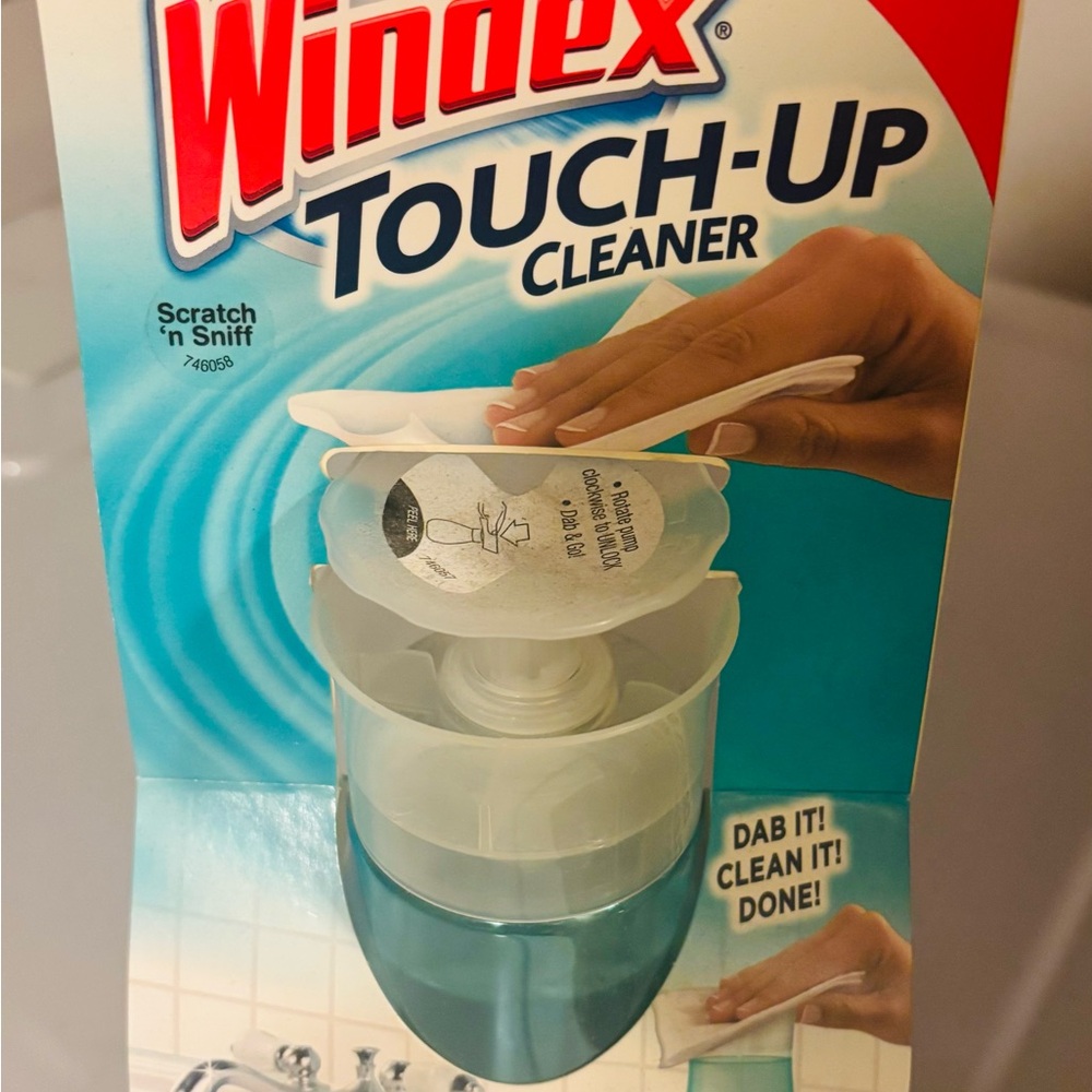 Windex Touch-Up Cleaner - Blue/Clear—-Discontinued